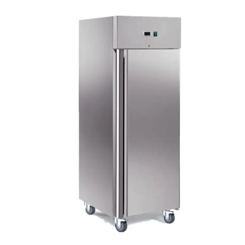 Armario refrigerado industrial 1 puerta acero inoxidable 650 litros Serie Americana