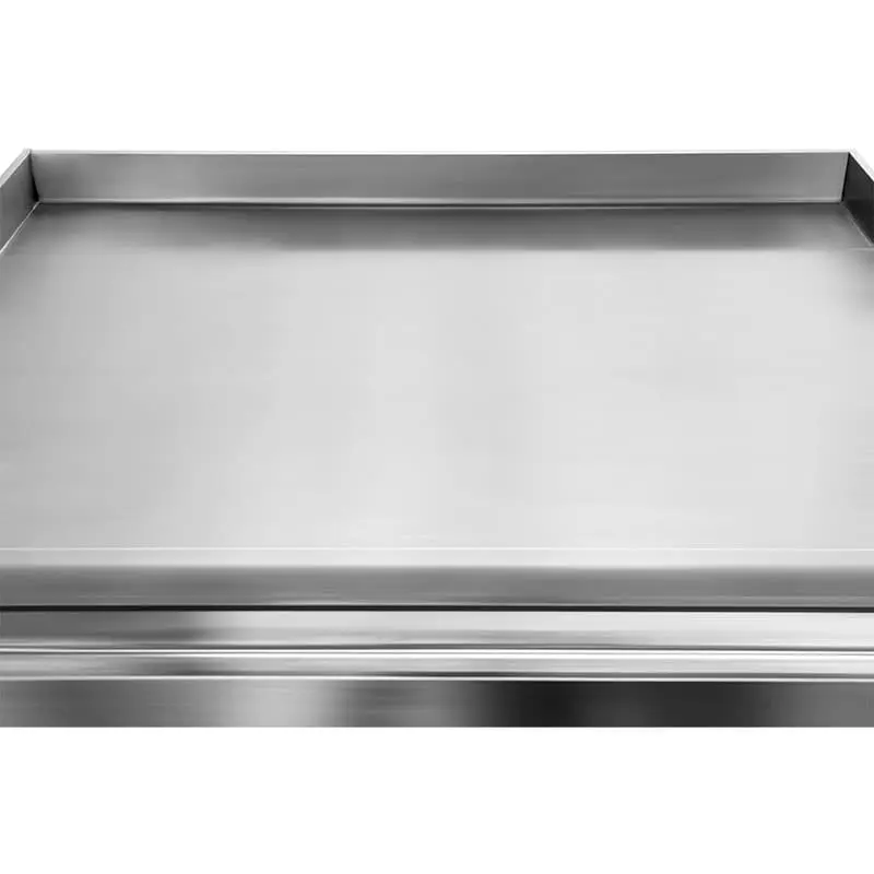 Plancha de gas industrial sobremesa de hierro 3 quemadores - Imagen 2